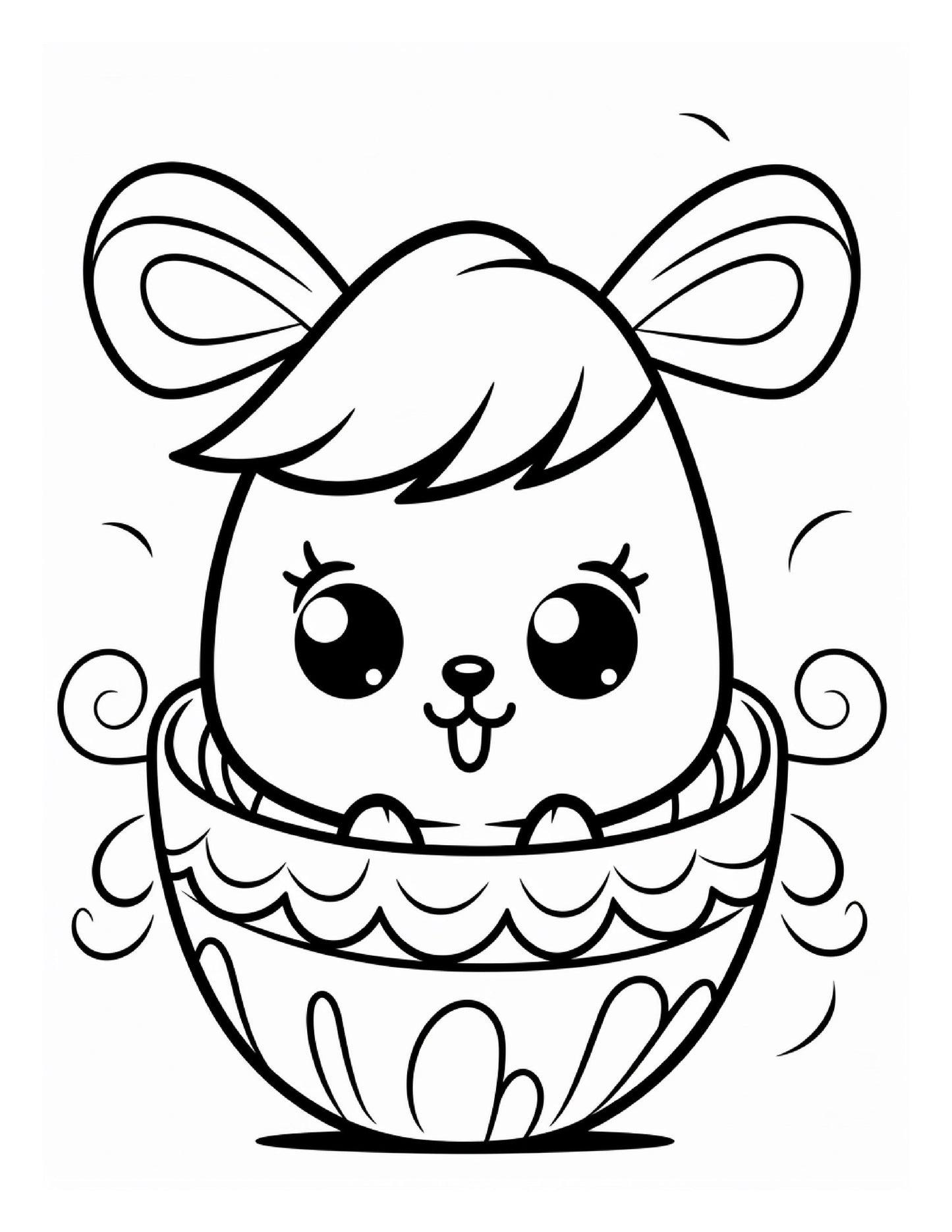 200 Easter Coloring Pages for Kids, Preschool Printable Activities, Instant Download - RASPIEE