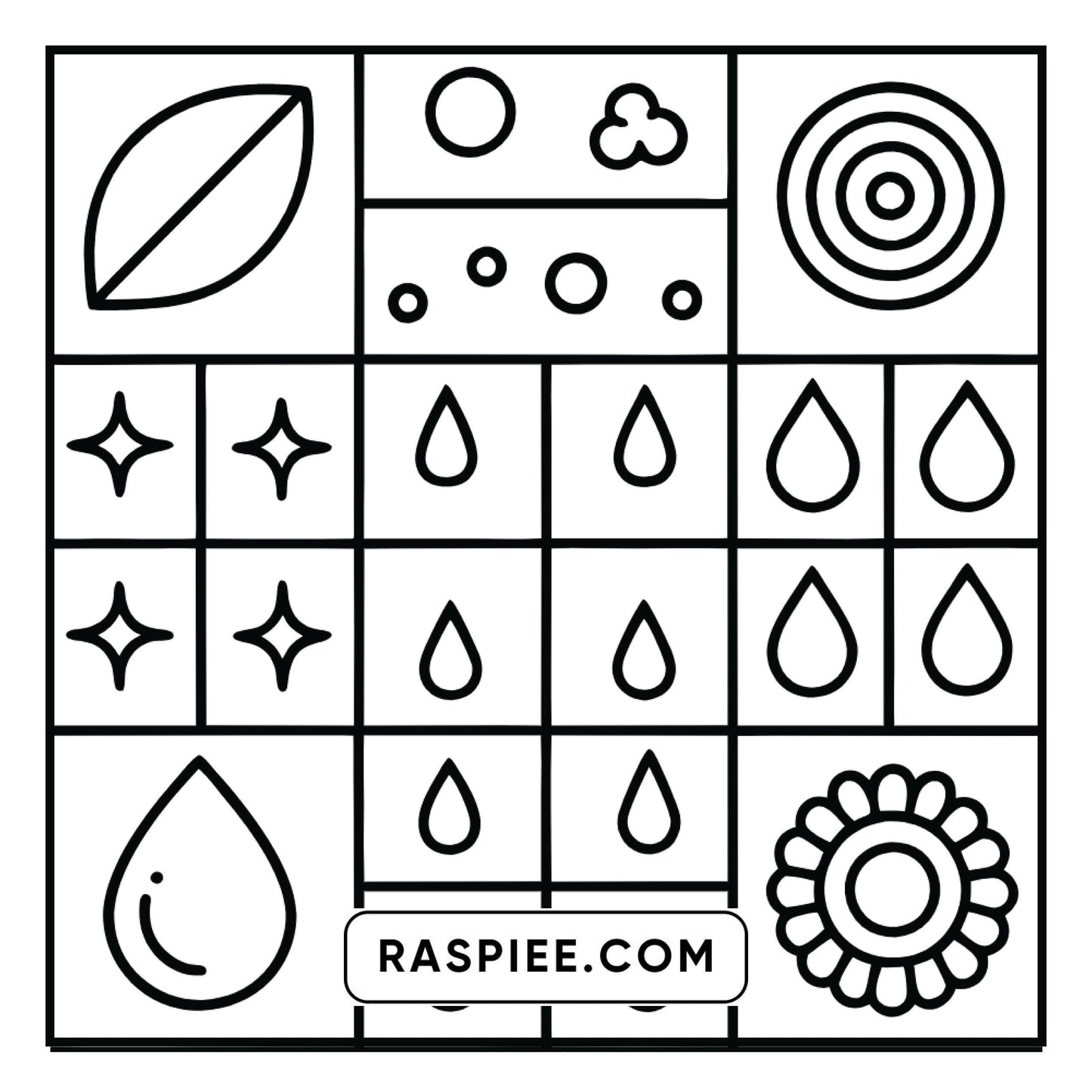 50 Bold and Easy Comfy Patterns Coloring Pages - RASPIEE