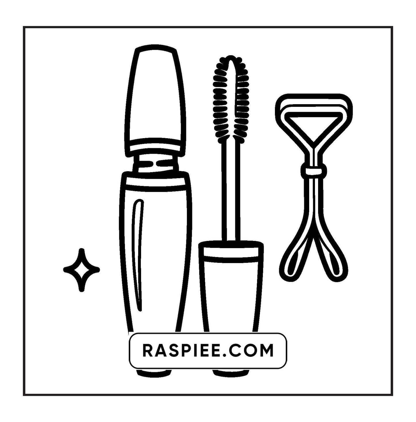 63 Bold and Easy Cosmetics Coloring Pages Printable PDF Instant Download - RASPIEE