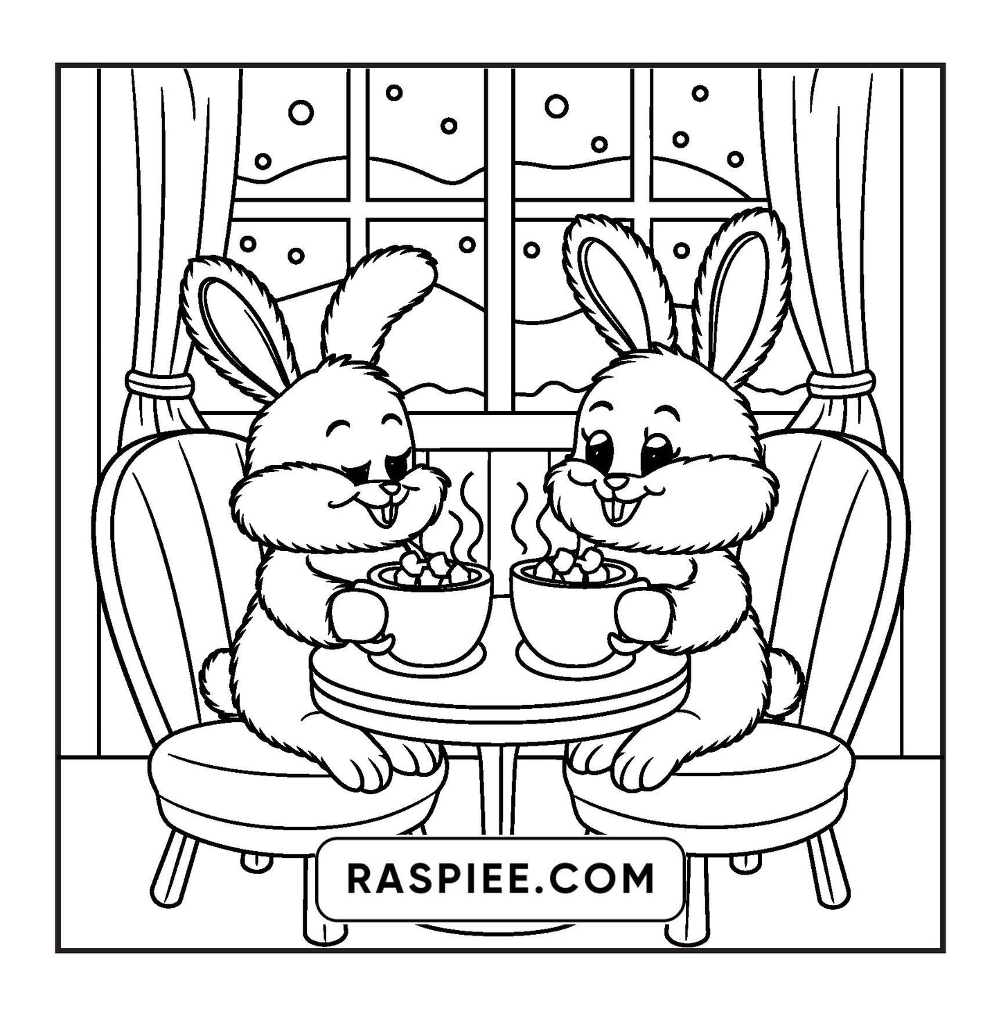 67 Bold and Easy Fluffy Times Coloring Pages - RASPIEE