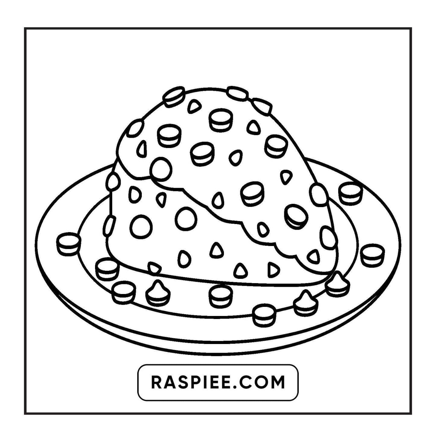 70 Bold and Easy Sweet Treats Coloring Pages - RASPIEE