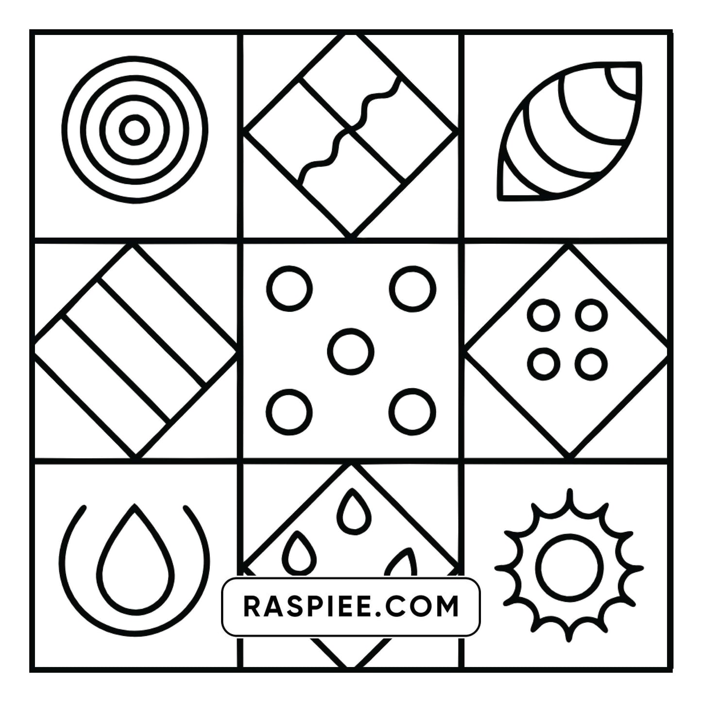 98 Bold and Easy Comfy Patterns Coloring Pages - RASPIEE