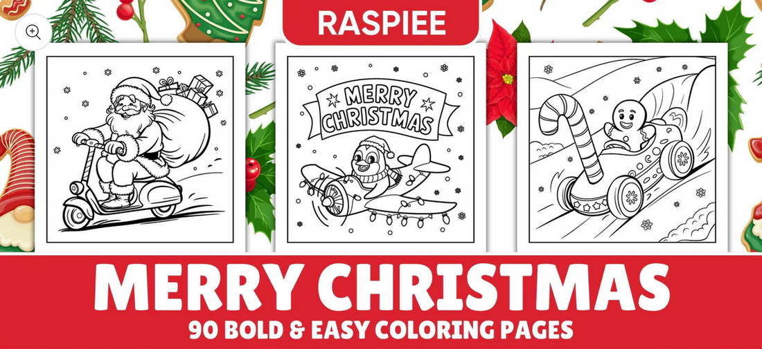 Christmas and Hanukkah Coloring Pages Download