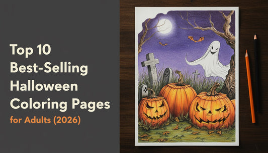 Top 10 Best-Selling Halloween Coloring Pages for Adults (2026)