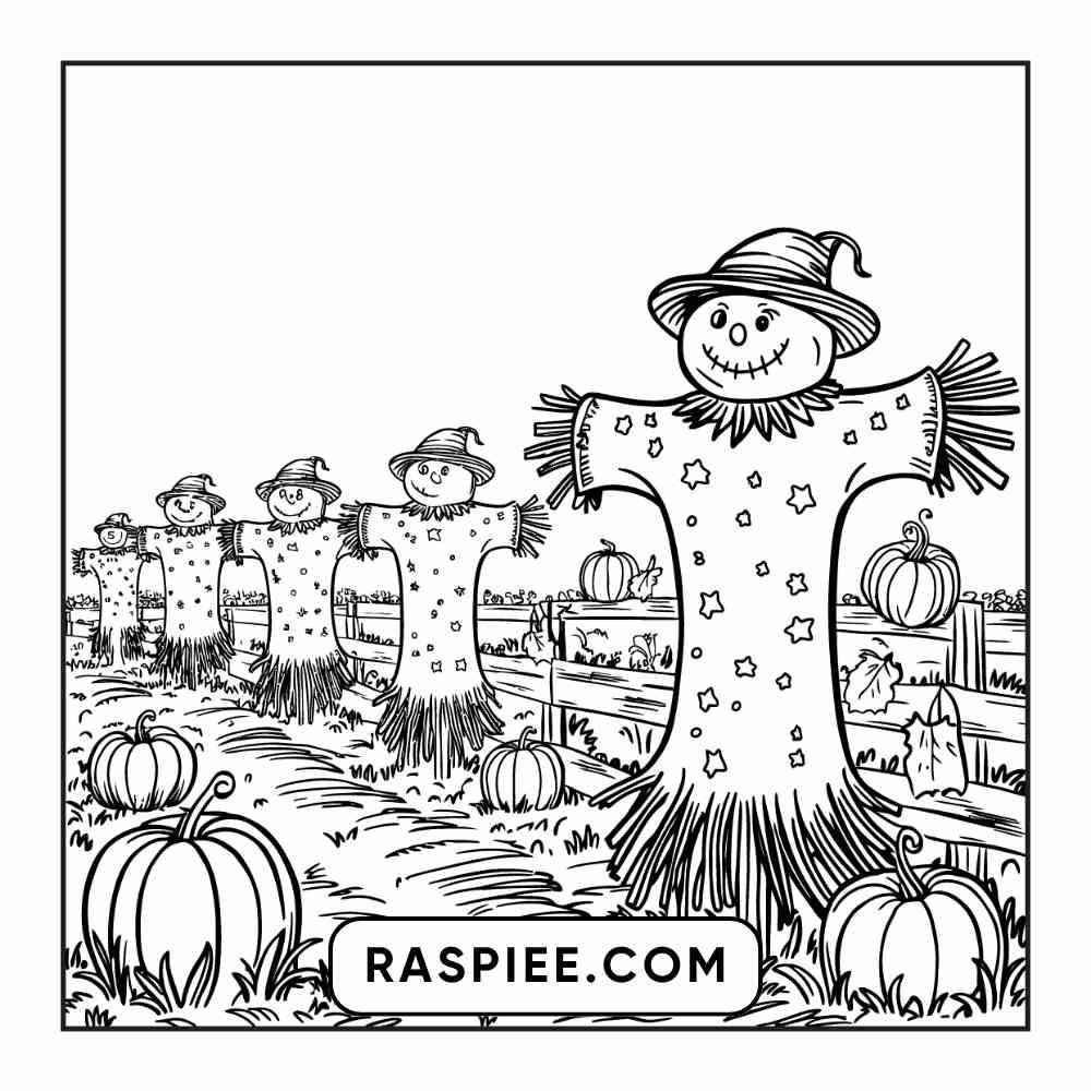 114 Cozy Autumn Bold & Easy Coloring Pages PDF Printable Instant Download - RASPIEE