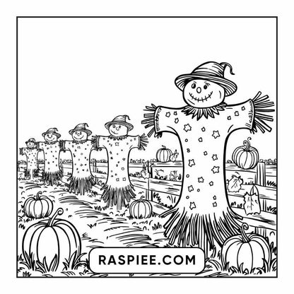 114 Cozy Autumn Bold & Easy Coloring Pages PDF Printable Instant Download - RASPIEE