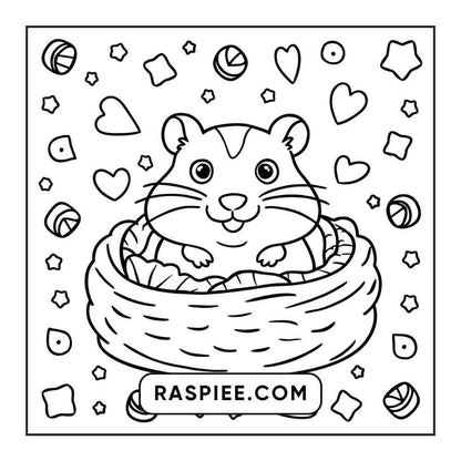 90 Bold and Easy Stress Relief Coloring Pages Printable PDF Instant Download - RASPIEE