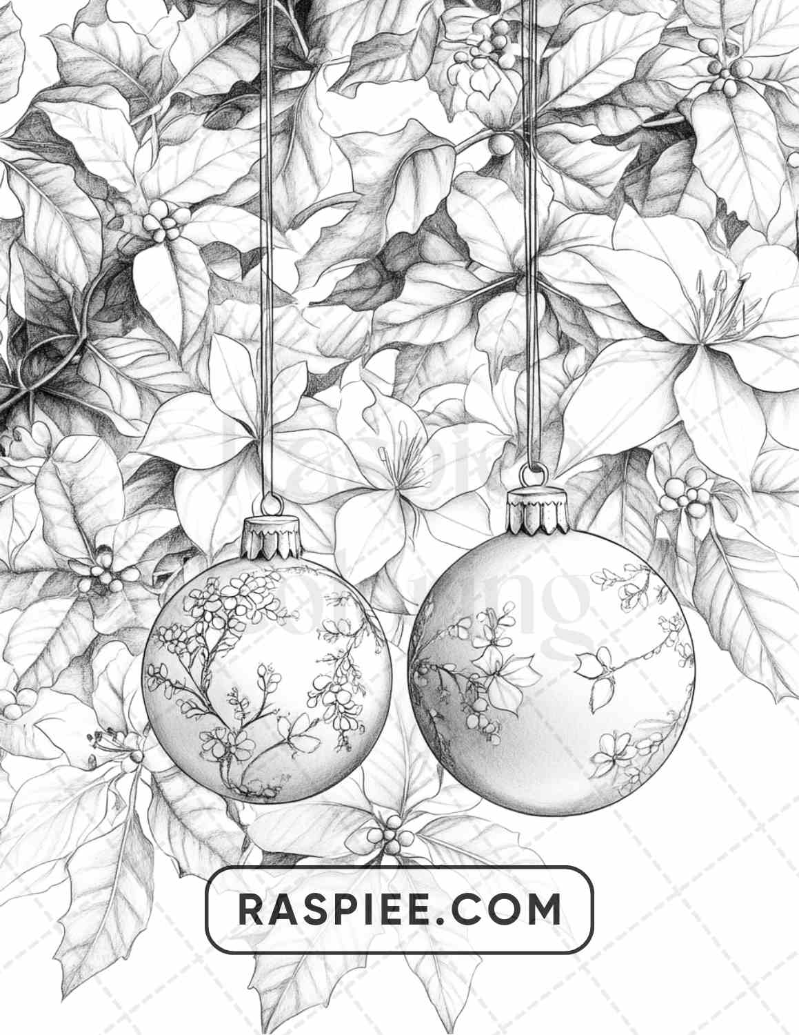 89 Christmas Decor Adult Coloring Pages