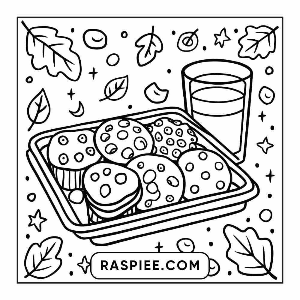 114 Cozy Autumn Bold & Easy Coloring Pages PDF Printable Instant Download - RASPIEE