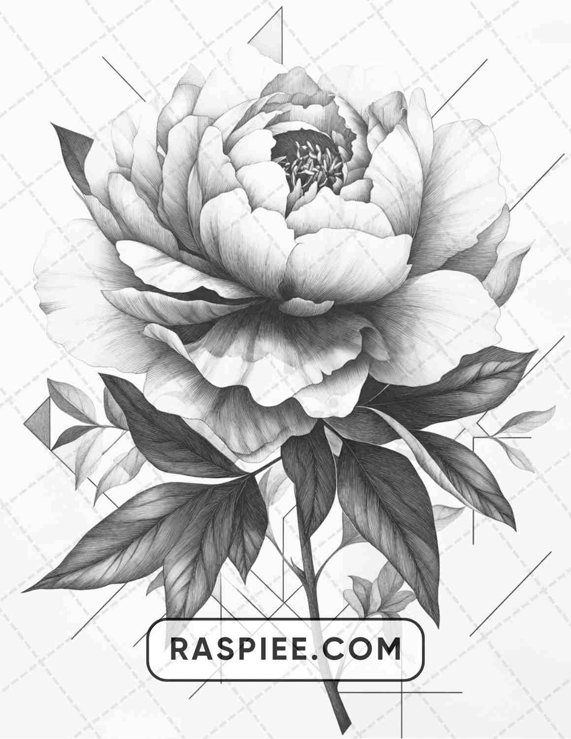 77 Flower Tattoos Adult Coloring Pages - RASPIEE