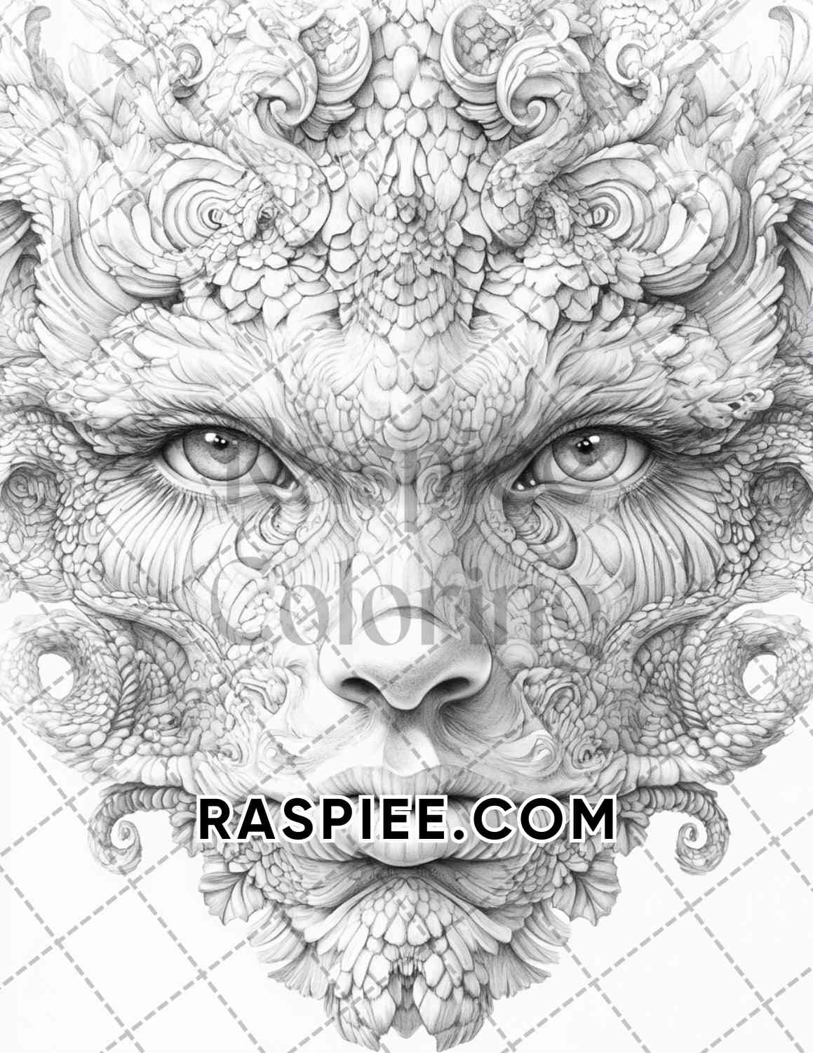 Surreal World Adult Coloring Pages Printable PDF Instant Download