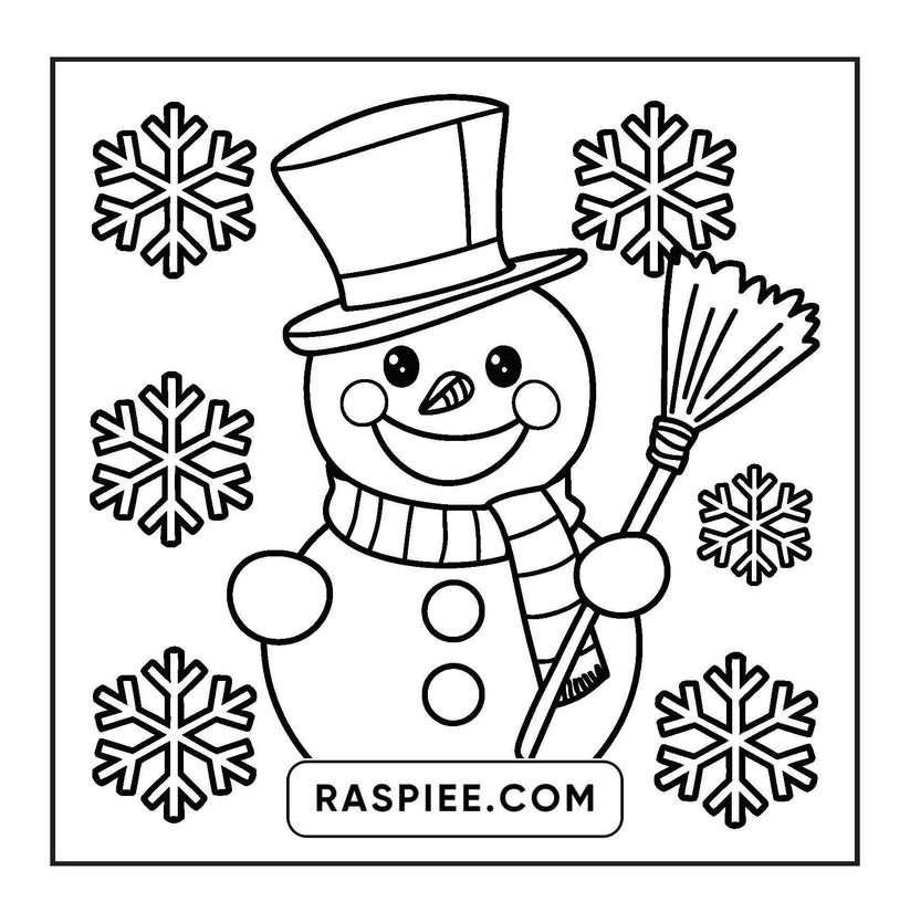Easy Christmas Colouring Pages Pdf
