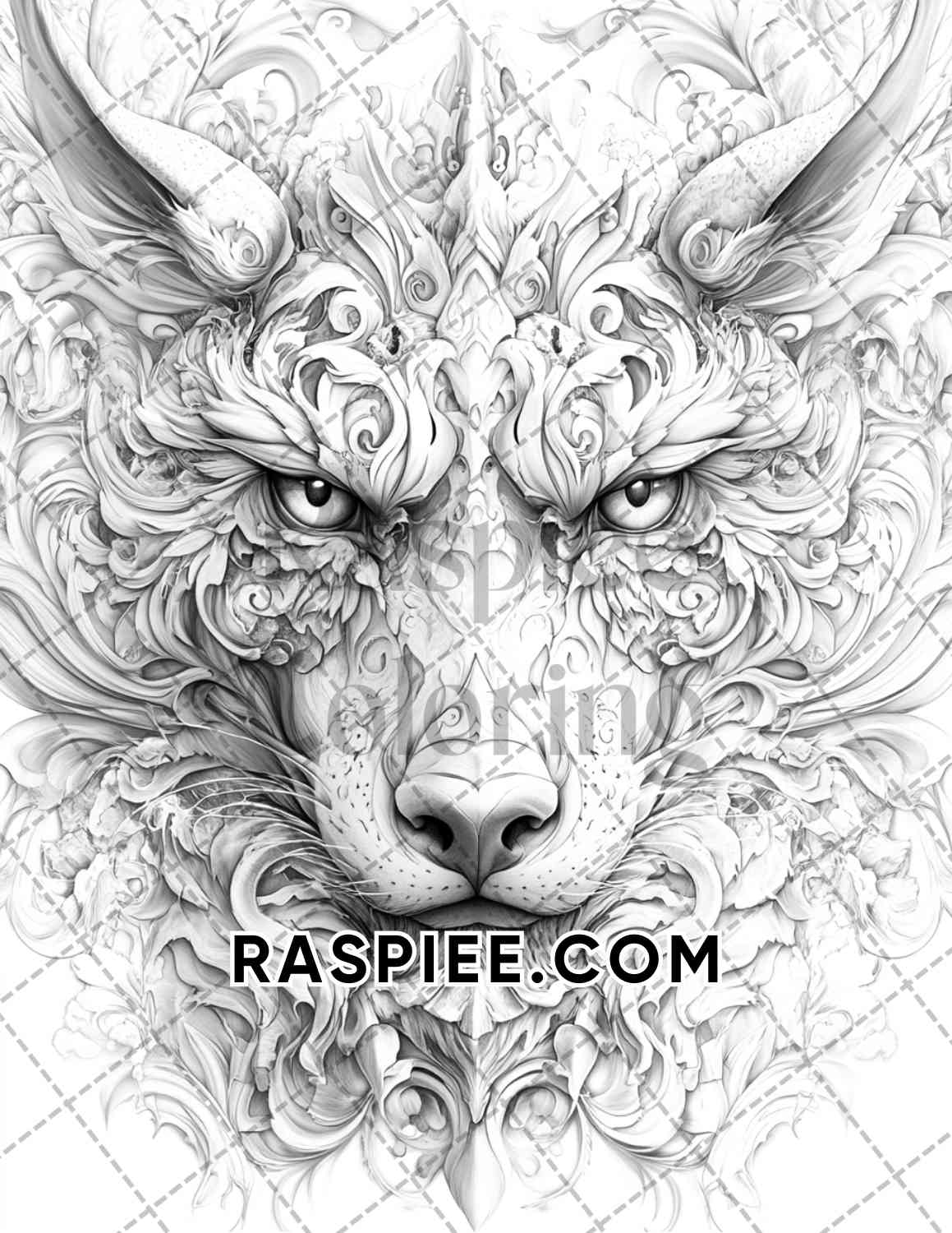 Surreal World Adult Coloring Pages Printable PDF Instant Download