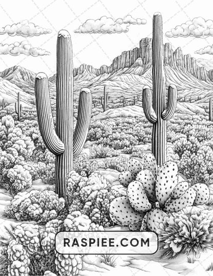 82 Winter Landscapes Adult Coloring Pages - RASPIEE