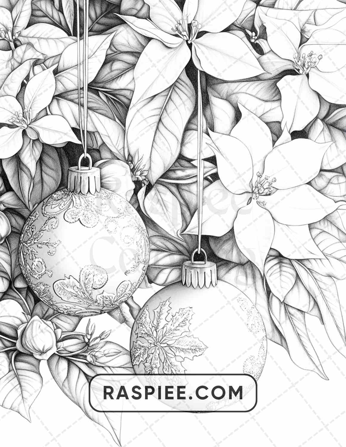 89 Christmas Decor Adult Coloring Pages