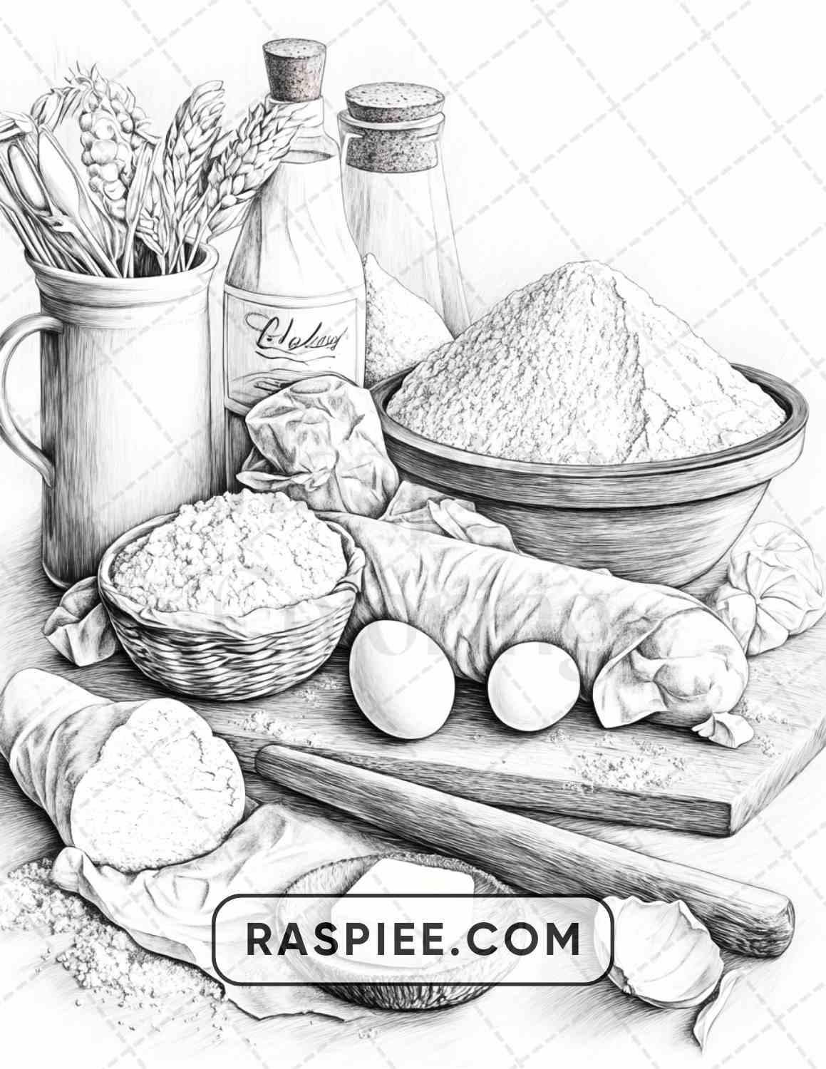 80 Still Life Adult Coloring Pages - RASPIEE