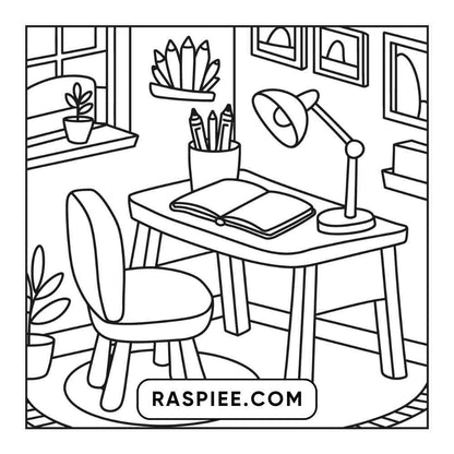 85 Bold and Easy Little Corner Coloring Pages Printable PDF Instant Download - RASPIEE