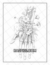 50 Botanical Anatomy Adult Coloring Pages Printable PDF Instant Downlo ...