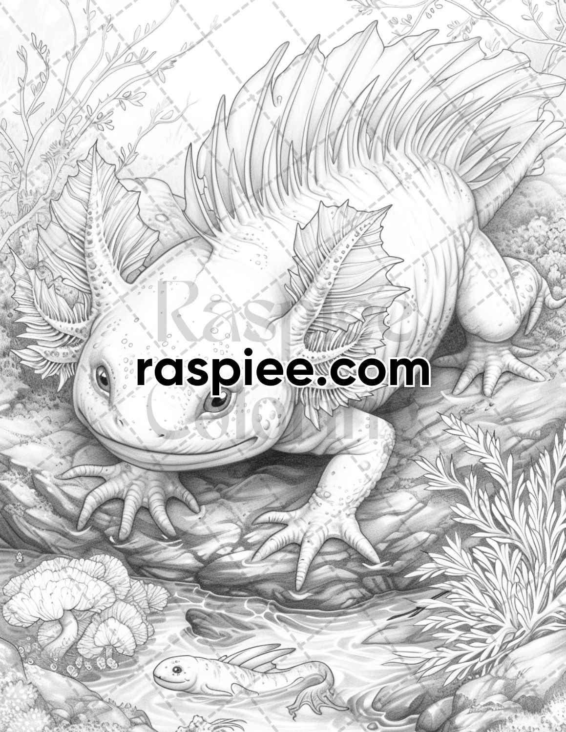 adult coloring pages, adult coloring sheets, adult coloring book pdf, adult coloring book printable, grayscale coloring pages, grayscale coloring books, animal art coloring pages for adults, animal coloring book, grayscale illustration, fantasy adult coloring pages, axolotl coloring pages, fantasy coloring book