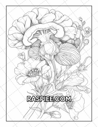 50 Botanical Anatomy Adult Coloring Pages Printable PDF Instant Downlo ...
