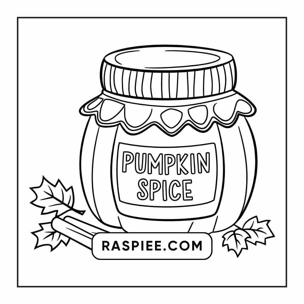 76 Bold and Easy Fall Vibes Coloring Pages Printable PDF Instant Download - RASPIEE