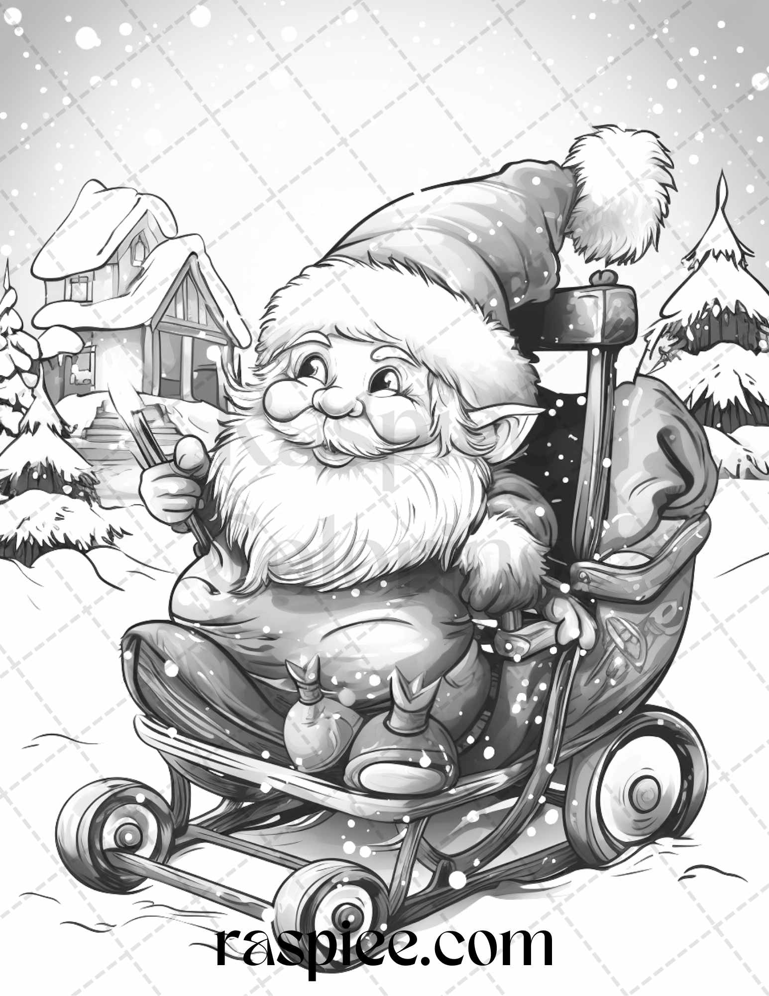 Christmas Gnome Coloring Page, Printable Adult and Kids Coloring, Seasonal Coloring Activity, Winter Coloring Pages, Home Entertainment Activity, Digital Downloadable Coloring, Christmas Coloring Pages, Christmas Coloring Sheets, Xmas Coloring Pages, Holiday Coloring Pages, Gnomes Coloring Pages