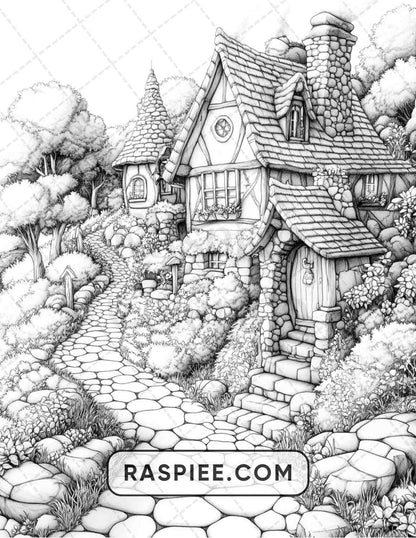 68 Christmas Fantasy Adult Coloring Pages