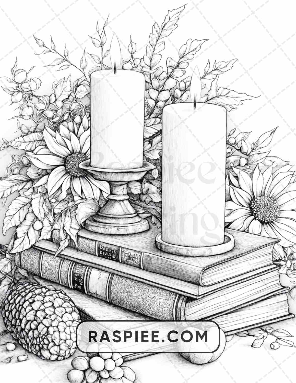 80 Still Life Adult Coloring Pages - RASPIEE