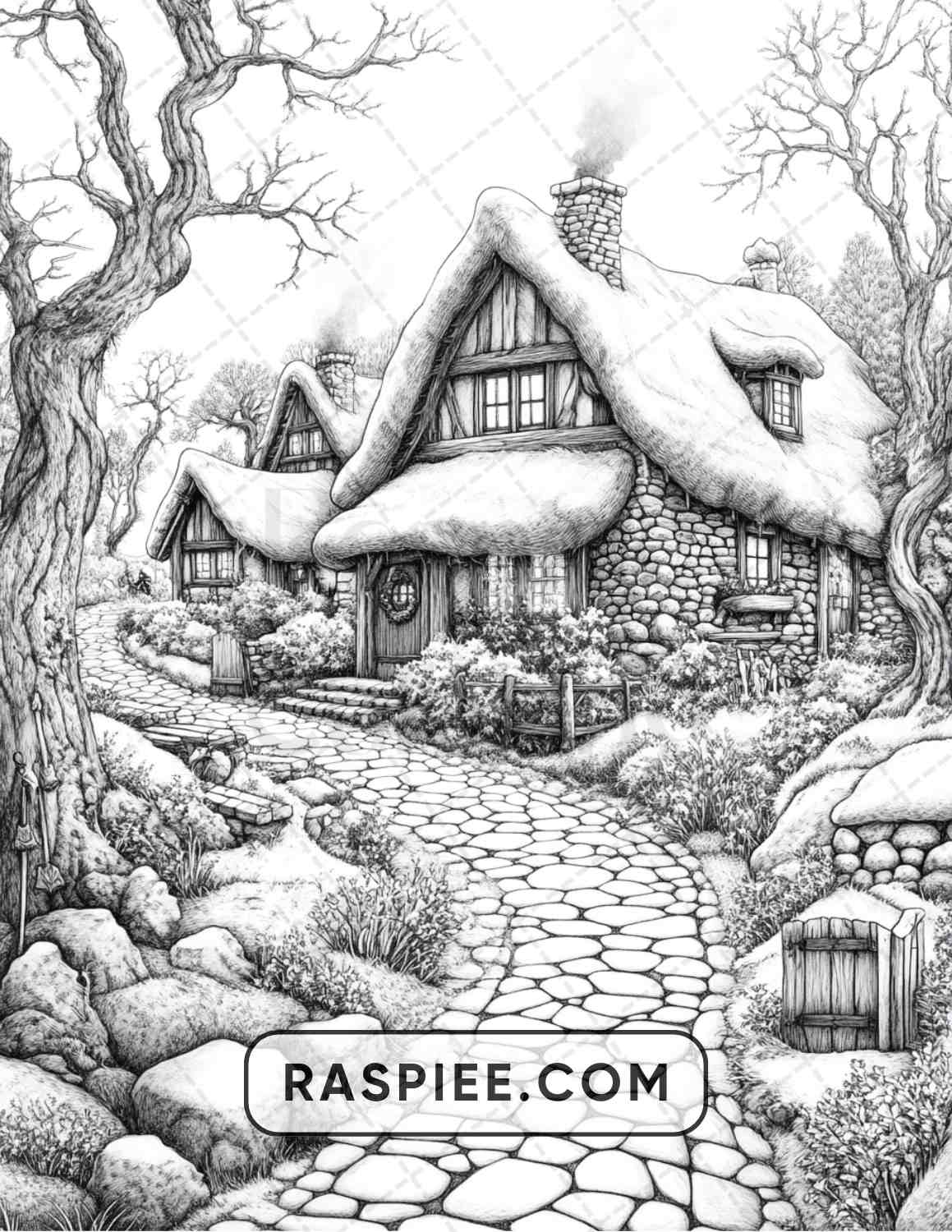 68 Christmas Fantasy Adult Coloring Pages