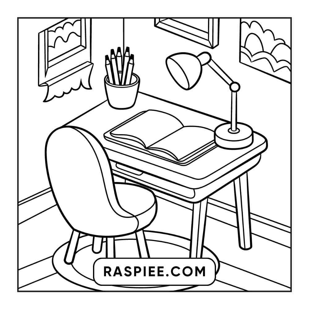 85 Bold and Easy Little Corner Coloring Pages Printable PDF Instant Download - RASPIEE