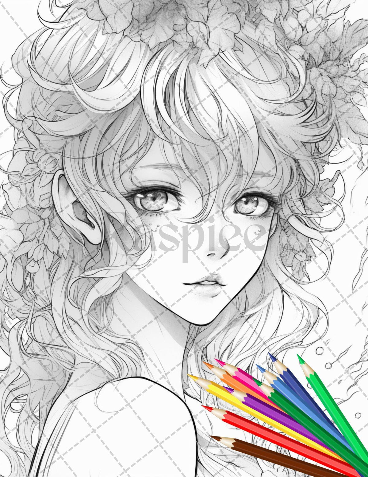 Anime Color Sheets.pdf Free Printable Anime Coloring Pages