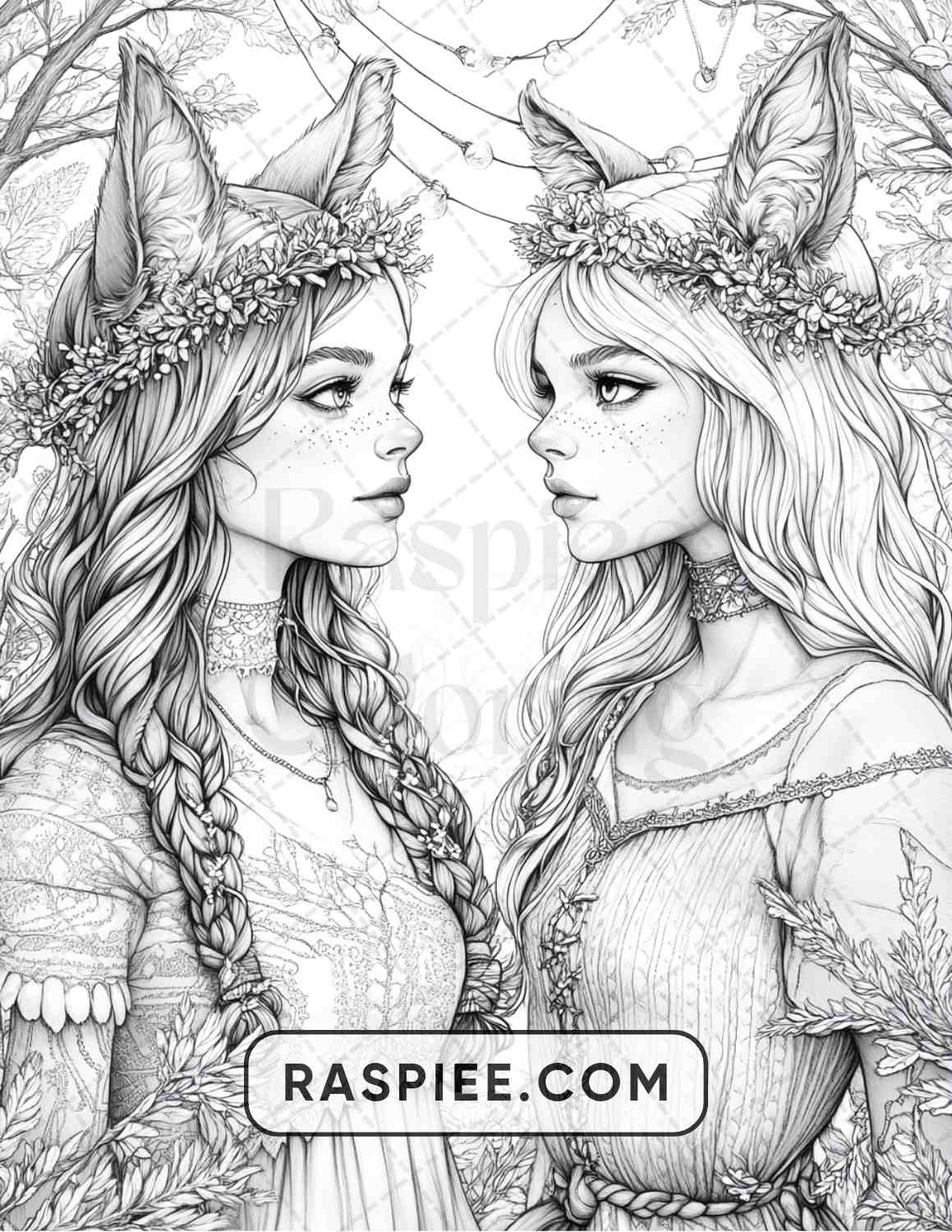 68 Christmas Fantasy Adult Coloring Pages