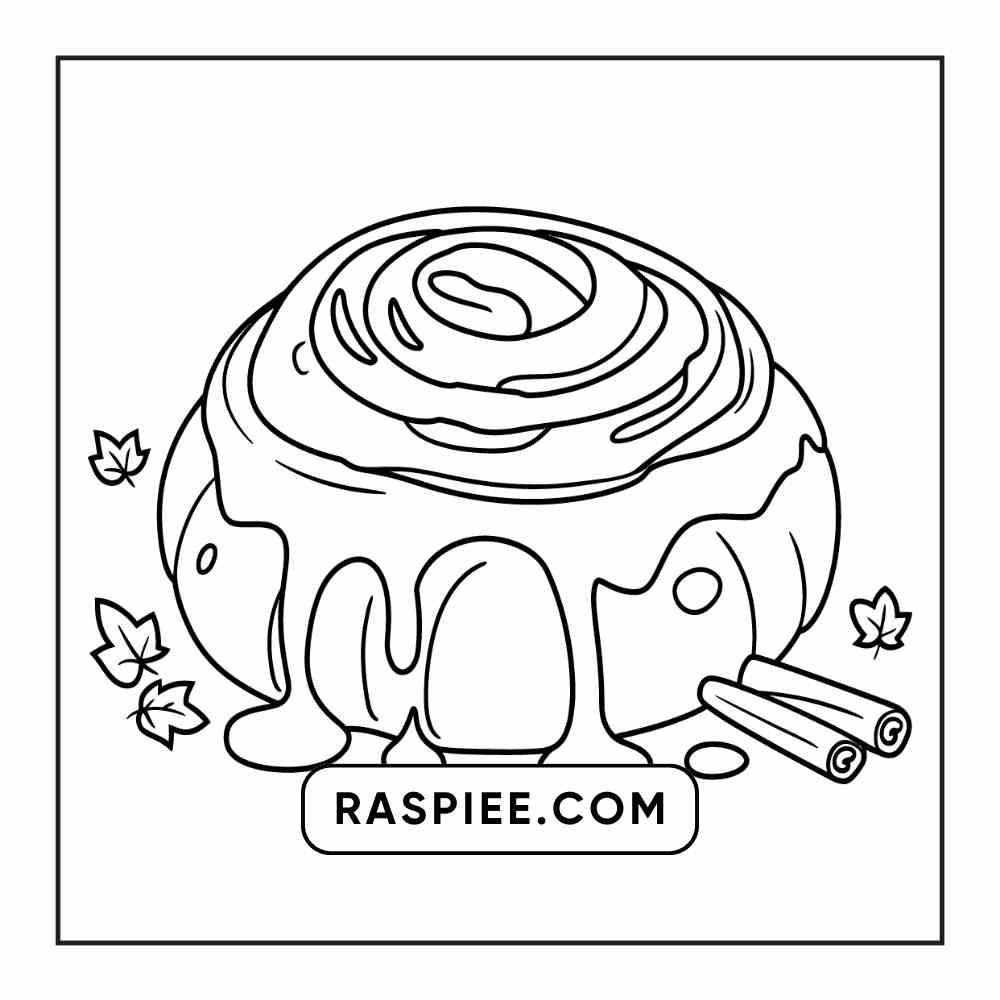 76 Bold and Easy Fall Vibes Coloring Pages Printable PDF Instant Download - RASPIEE