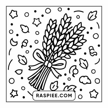 114 Cozy Autumn Bold & Easy Coloring Pages PDF Printable Instant Download - RASPIEE