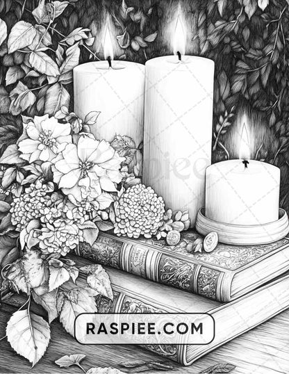 80 Still Life Adult Coloring Pages - RASPIEE