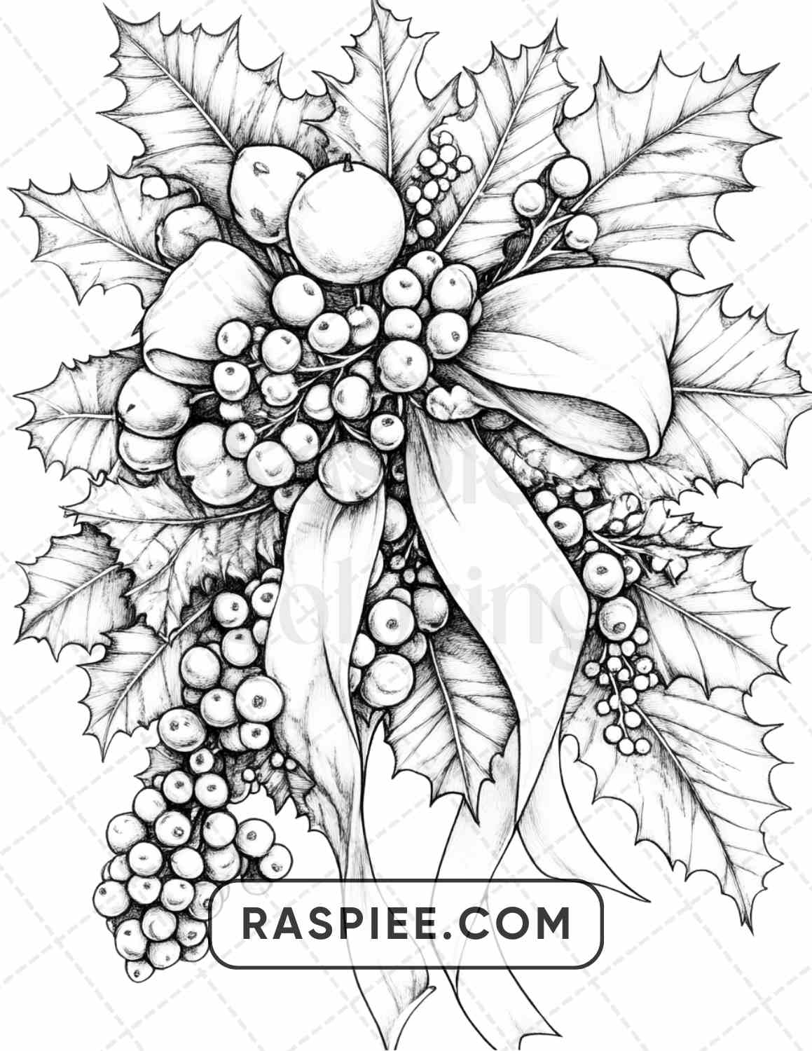 89 Christmas Decor Adult Coloring Pages