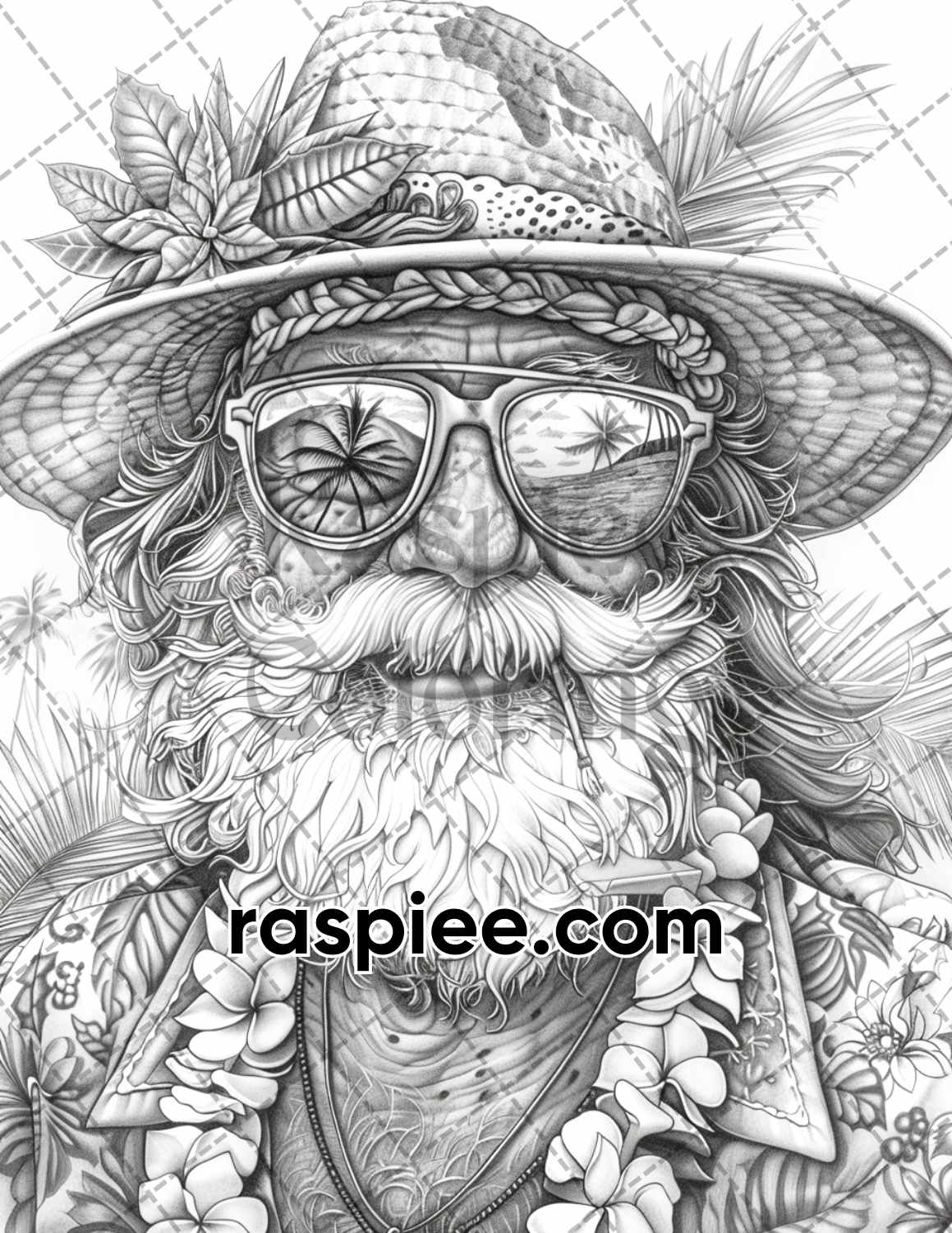 adult coloring pages, adult coloring sheets, adult coloring book pdf, adult coloring book printable, grayscale coloring pages, grayscale coloring books, chriatmas in july coloring pages for adults, santa claus coloring book, grayscale illustration
