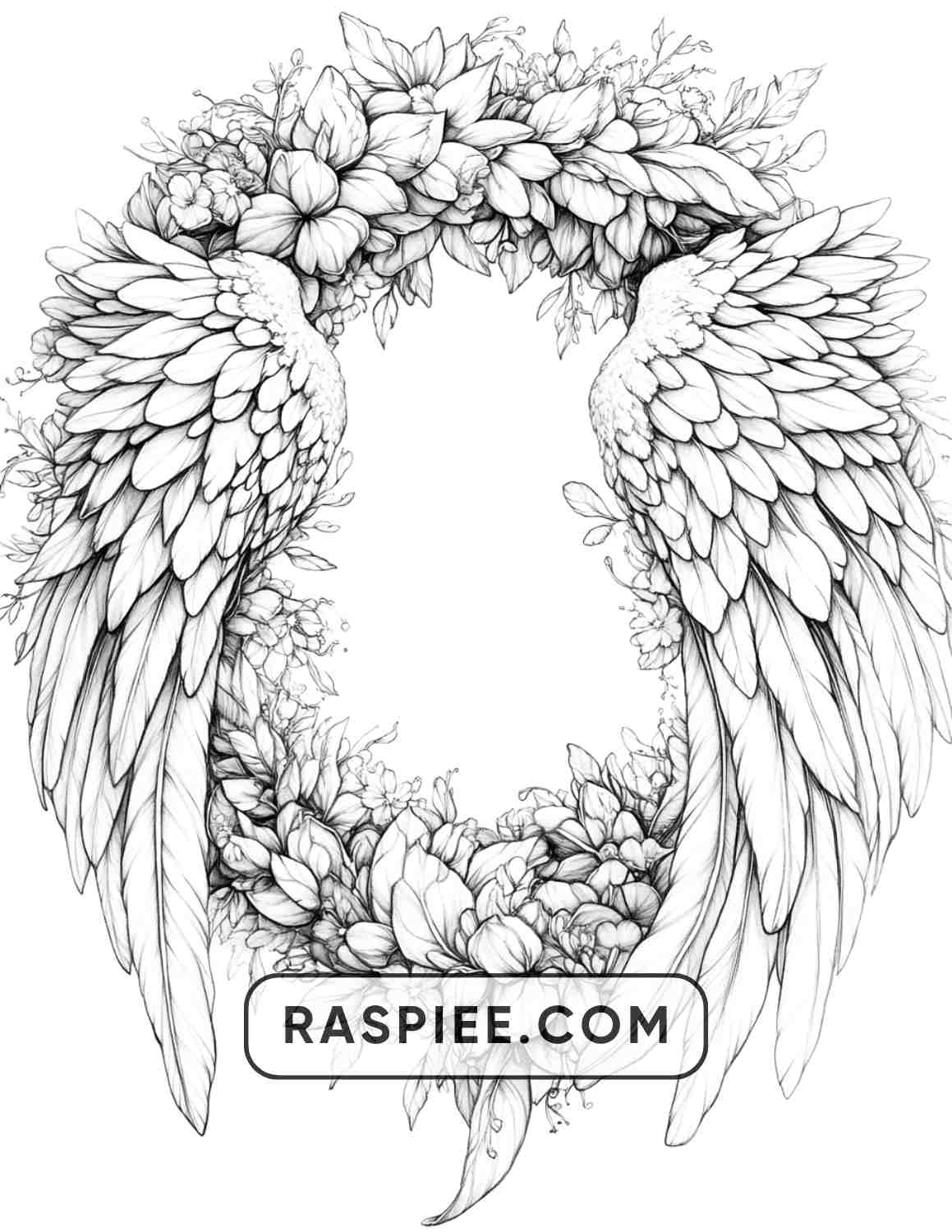 72 Christmas Wreaths Adult Coloring Pages - RASPIEE