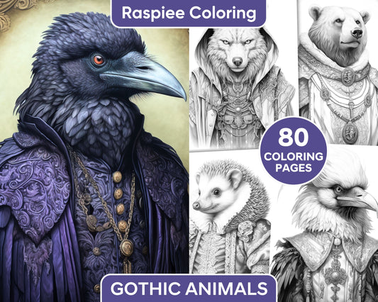 adult coloring pages, adult coloring sheets, adult coloring book pdf, adult coloring book printable, grayscale coloring pages, grayscale coloring books, animal coloring pages for adults, animal coloring book, gothic animals coloring pages for adults, gothic coloring book