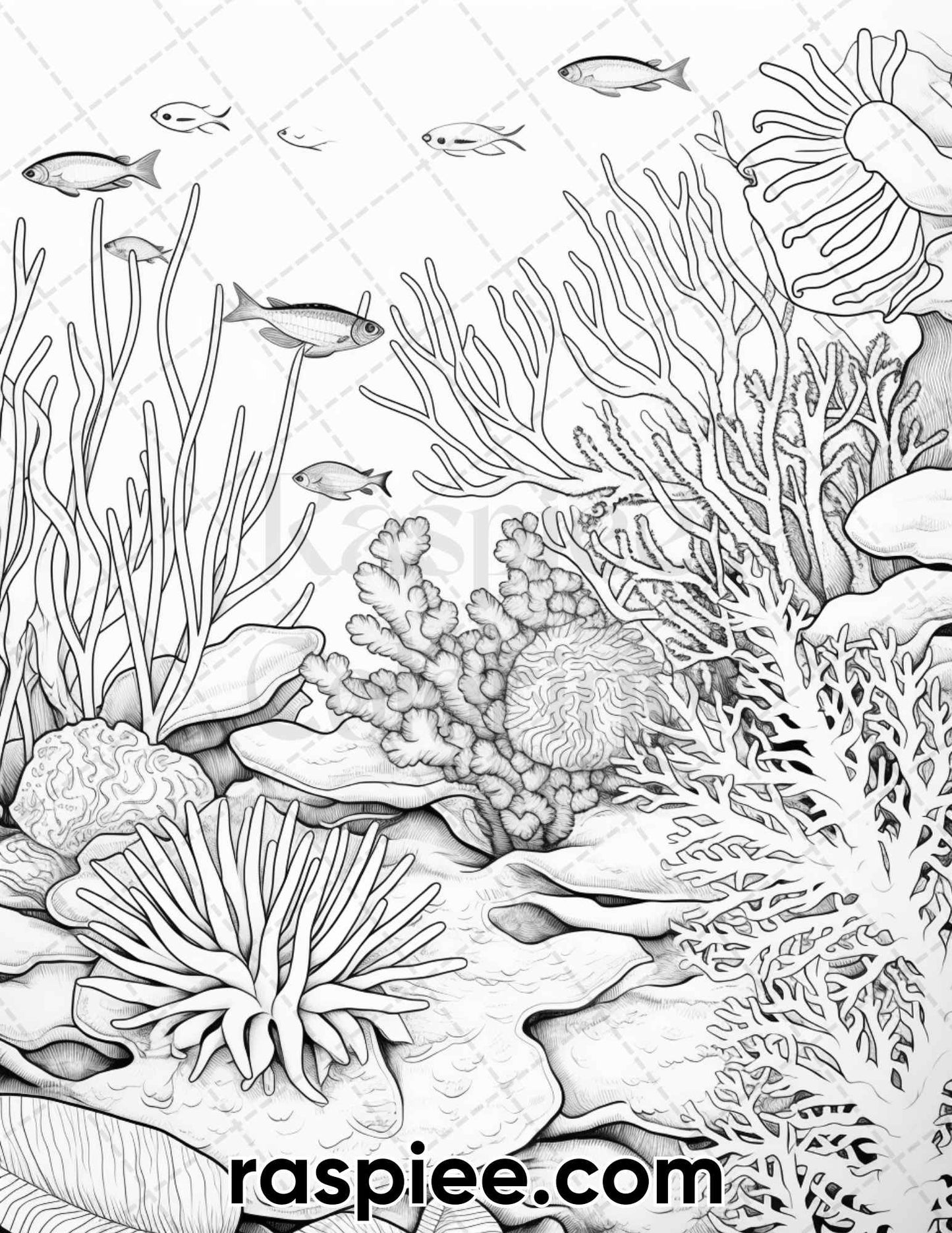 adult coloring pages, adult coloring sheets, adult coloring book pdf, adult coloring book printable, grayscale coloring pages, grayscale coloring books, summer coloring pages for adults, summer coloring book, coral garden coloring pages, sea coloring pages
