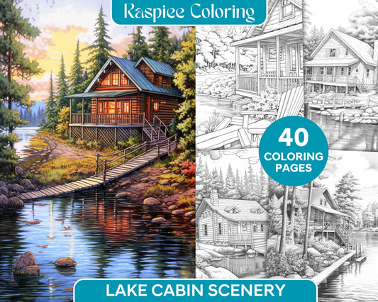 Coloring Books for Adults | Relaxing Scenery: Coloring Book for Adults  Relaxation Featuring Relaxing Scenery with Beautiful Landscapes, Charming