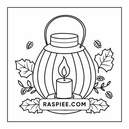 76 Bold and Easy Fall Vibes Coloring Pages Printable PDF Instant Download - RASPIEE