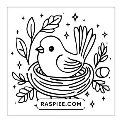 90 Bold and Easy Stress Relief Coloring Pages Printable PDF Instant Download - RASPIEE