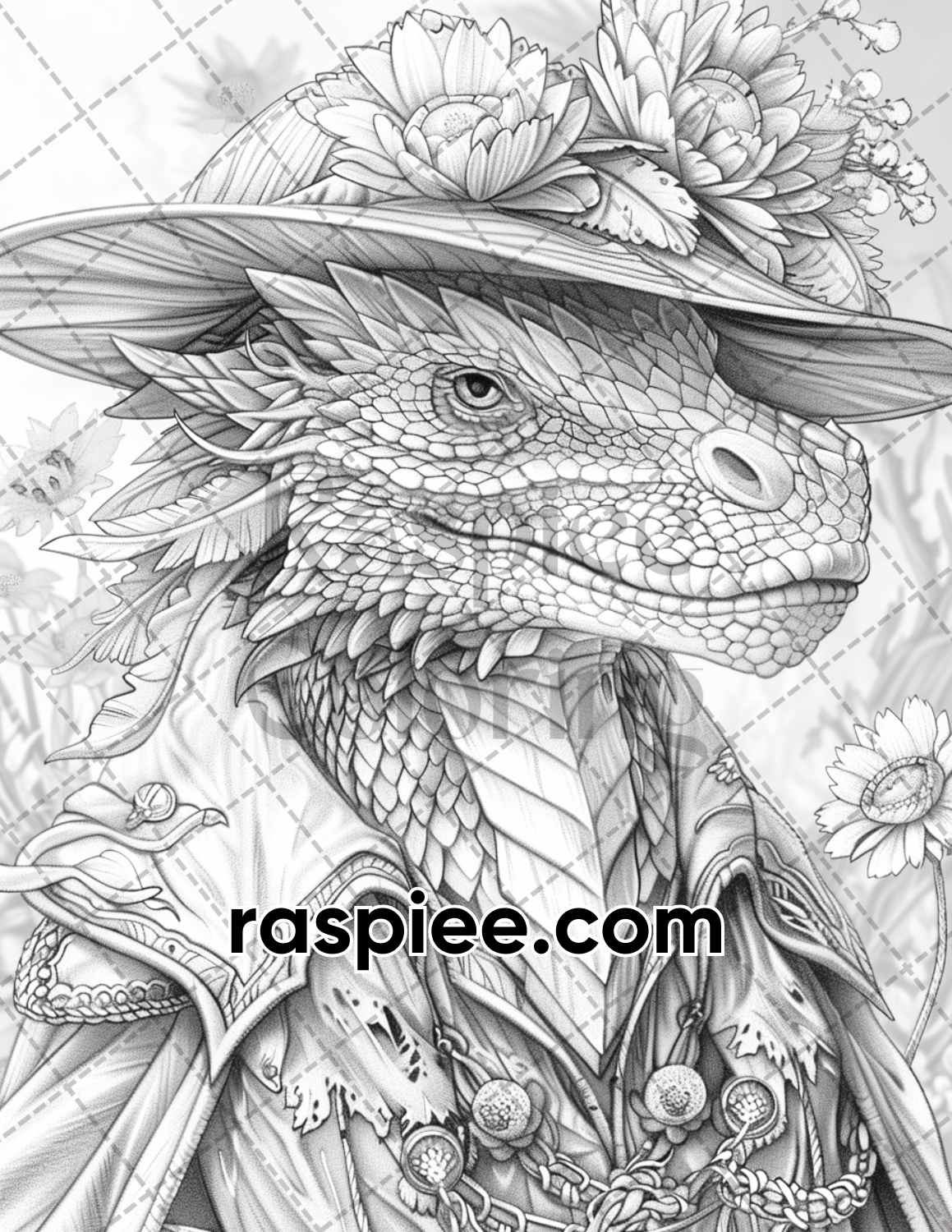 adult coloring pages, adult coloring sheets, adult coloring book pdf, adult coloring book printable, grayscale coloring pages, grayscale coloring books, grayscale illustration, wizard animals adult coloring pages, wizard animals adult coloring book