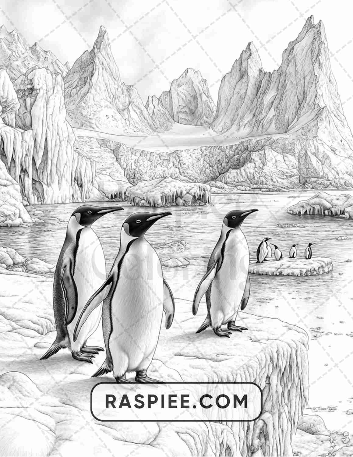 86 Winter Animals Adult Coloring Pages