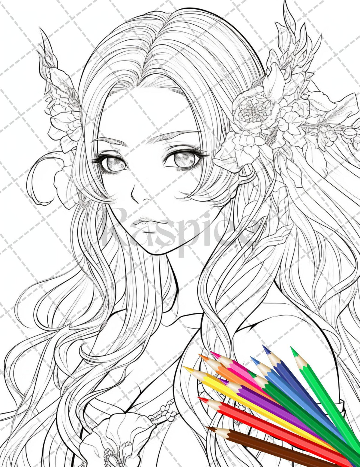 Anim Rizz Coloring Pages Cool Anime Coloring Pages