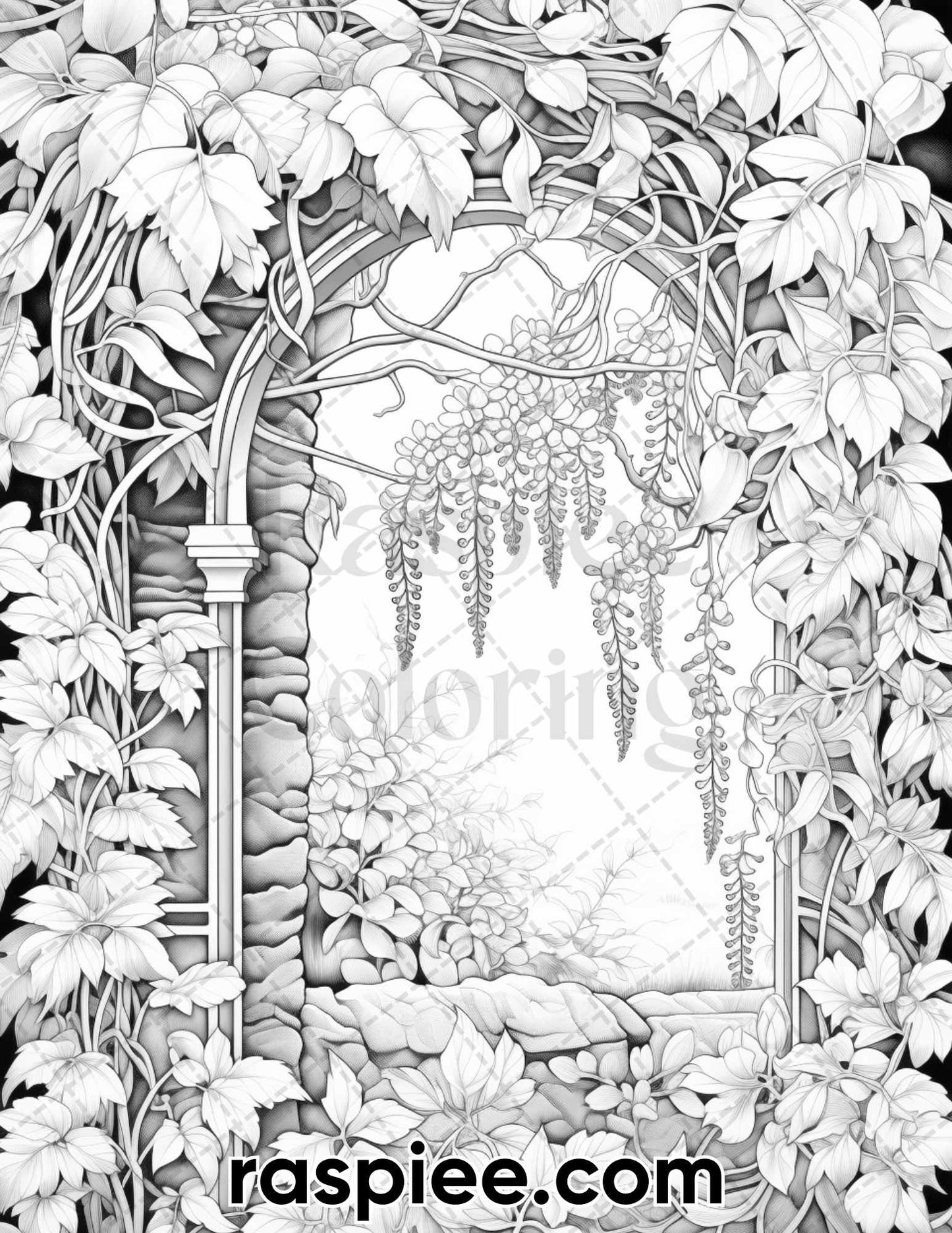 adult coloring pages, adult coloring sheets, adult coloring book pdf, adult coloring book printable, grayscale coloring pages, grayscale coloring books, spring coloring pages for adults, spring coloring book pdf, flower coloring pages for adults, flower coloring book pdf, art nouveau flowers coloring pages