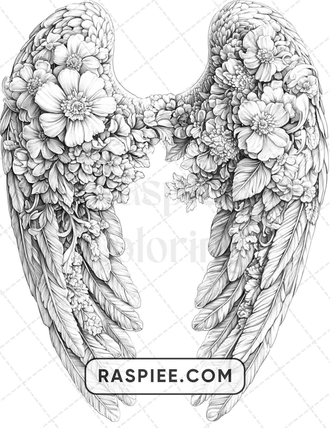 77 Flower Tattoos Adult Coloring Pages - RASPIEE