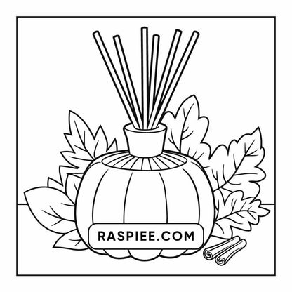 76 Bold and Easy Fall Vibes Coloring Pages Printable PDF Instant Download - RASPIEE