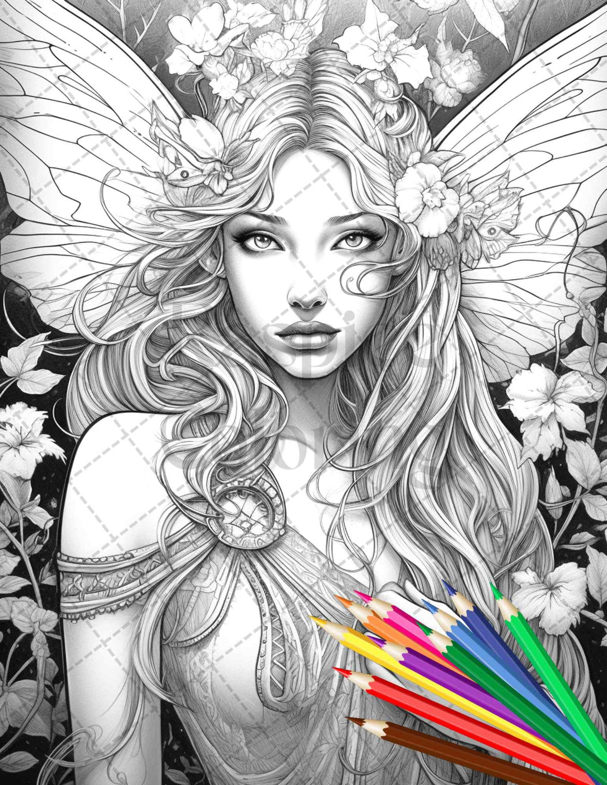 Color Book Dark Darkness Coloring Sheet Creatures Of Darkness โ Muse Kits